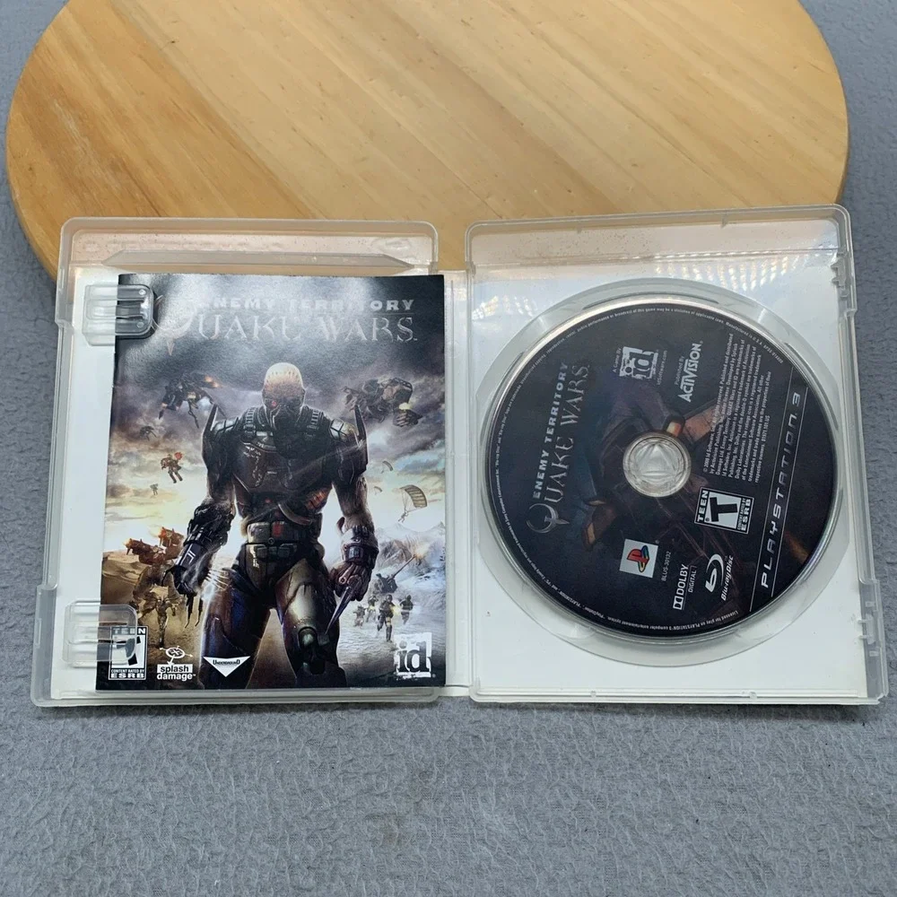 Enemy Territory: Quake Wars (Sony PlayStation 3 2008) Complete With Manual Works